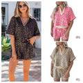 Leopard Short Sleeve Set