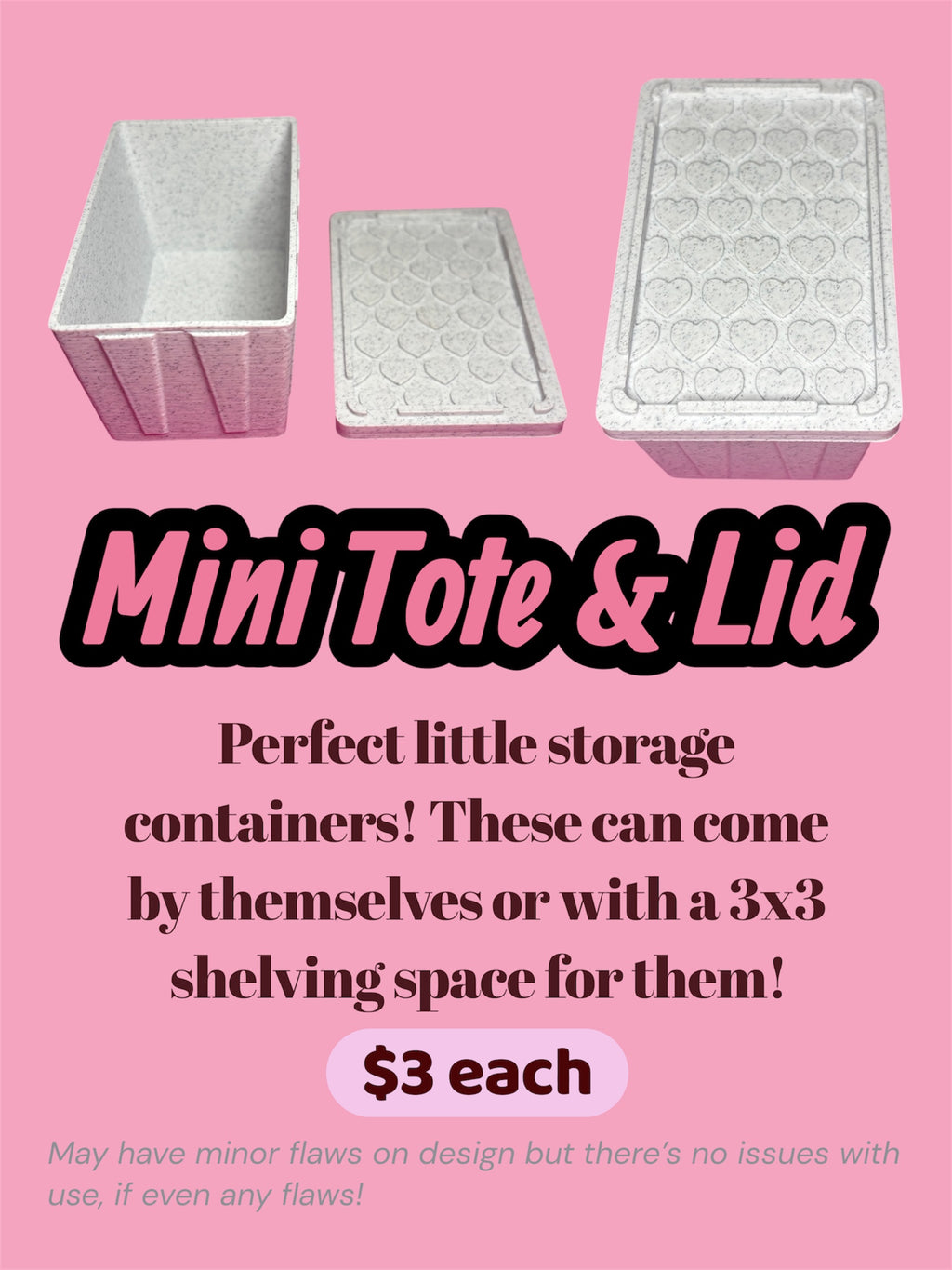 Mini Tote & Lid