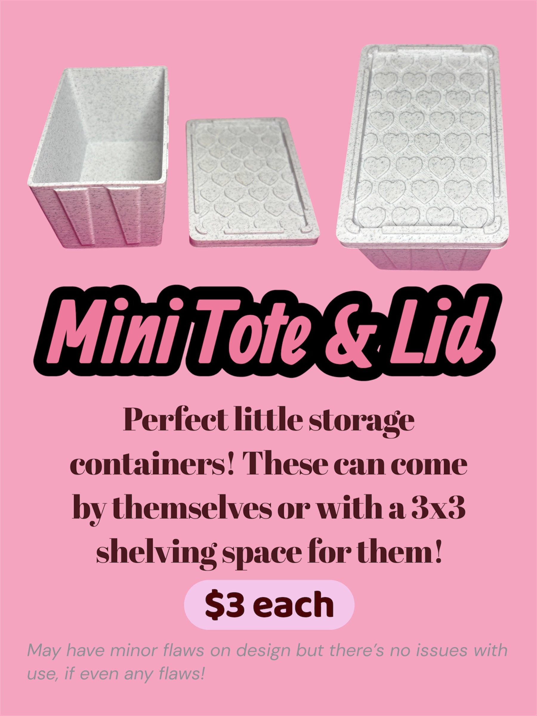 Mini Tote & Lid